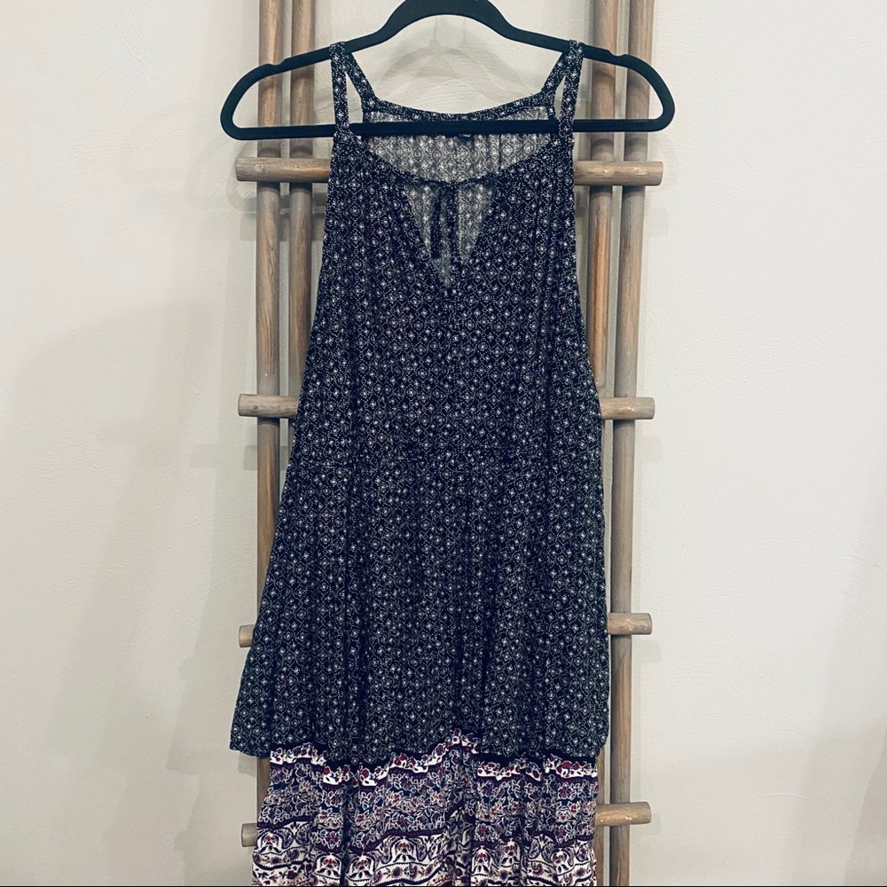 Torrid Multi-Color Border Print Skater Dress - image 4